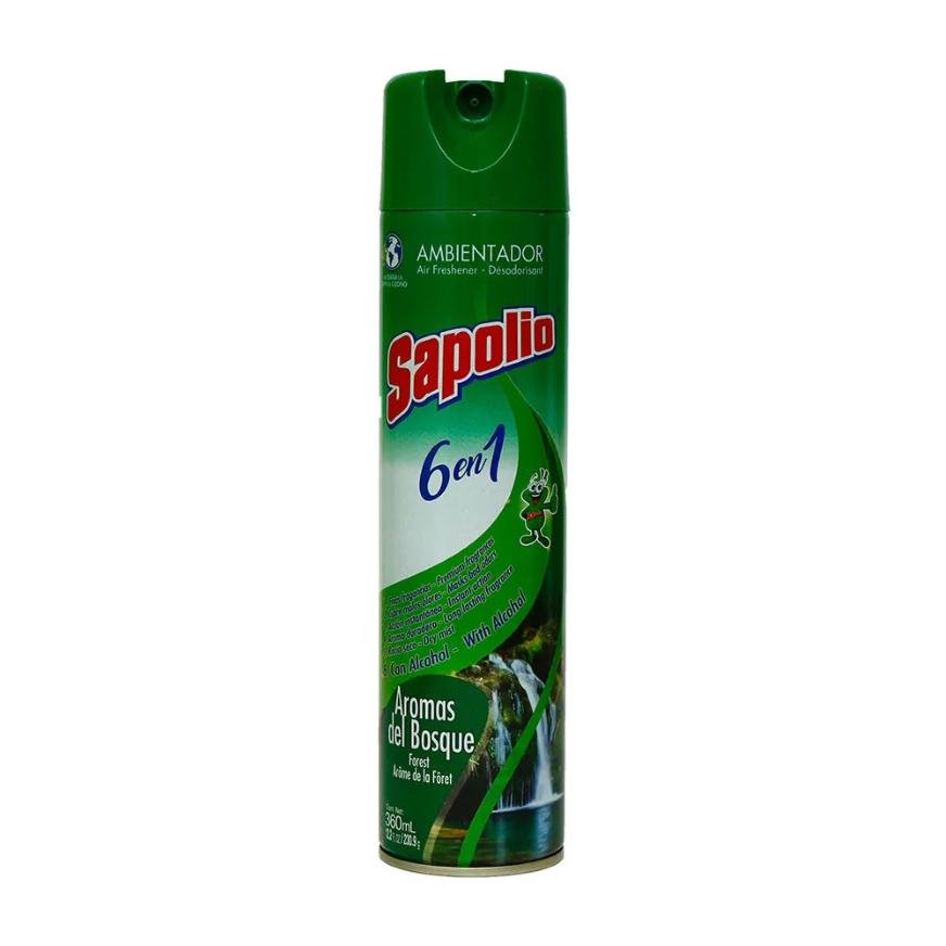 Ambientador sapolio spray 360 ml diversos aromas