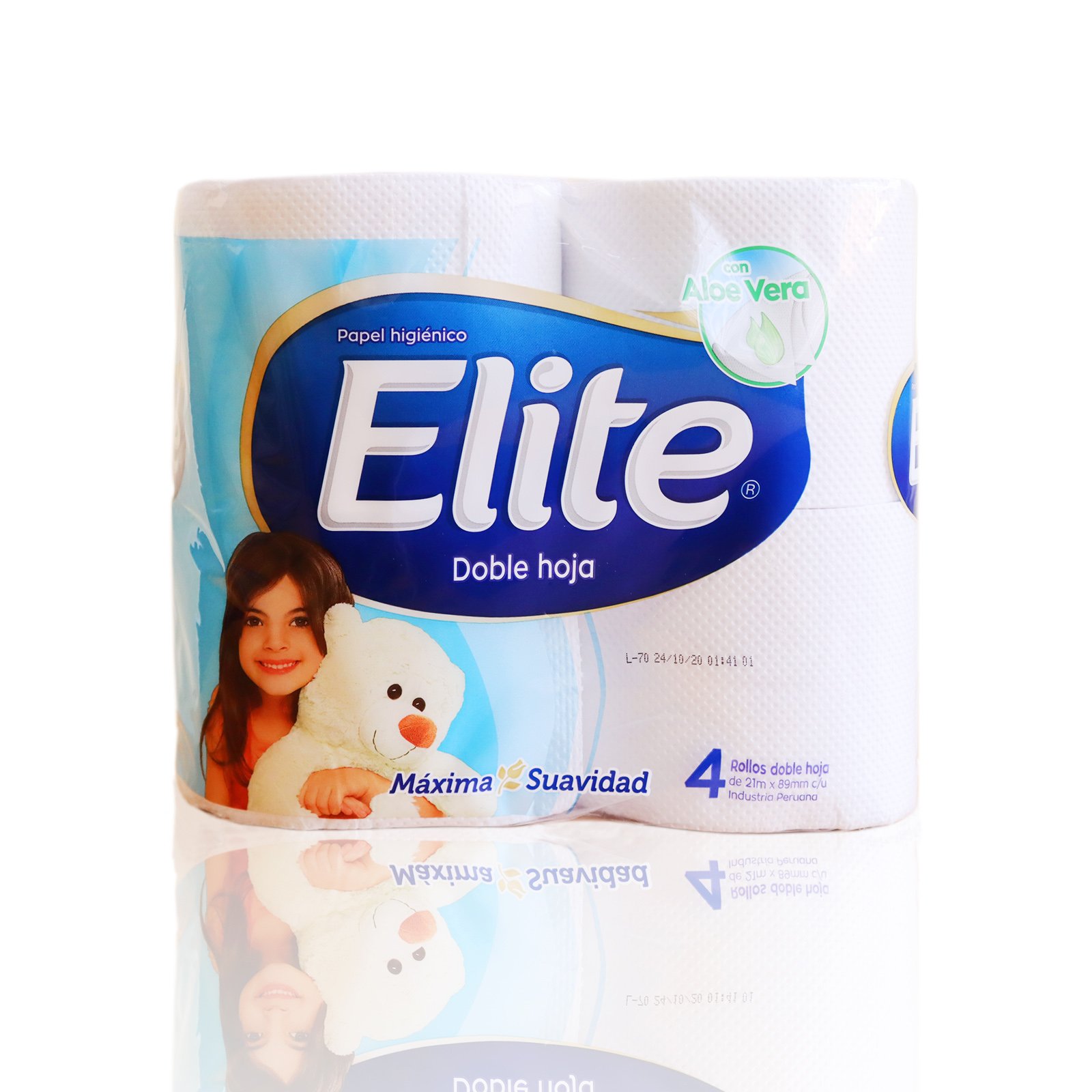 Papel higienico plancha ELITE celeste 12 x 4